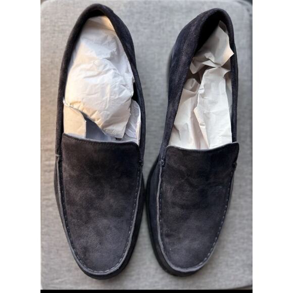 NWOT Vince Grant Suede Loafer Men's Size US 11.5 12 UK 11 EUR 45.5 w/storage bag - Picture 2 of 16